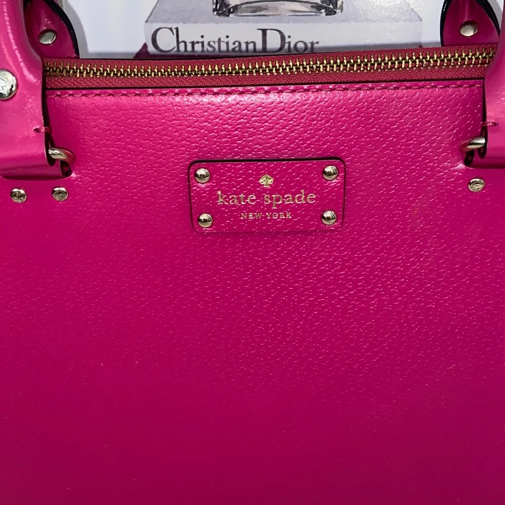 kate spade Hot Pink Leather Shoulder Bag